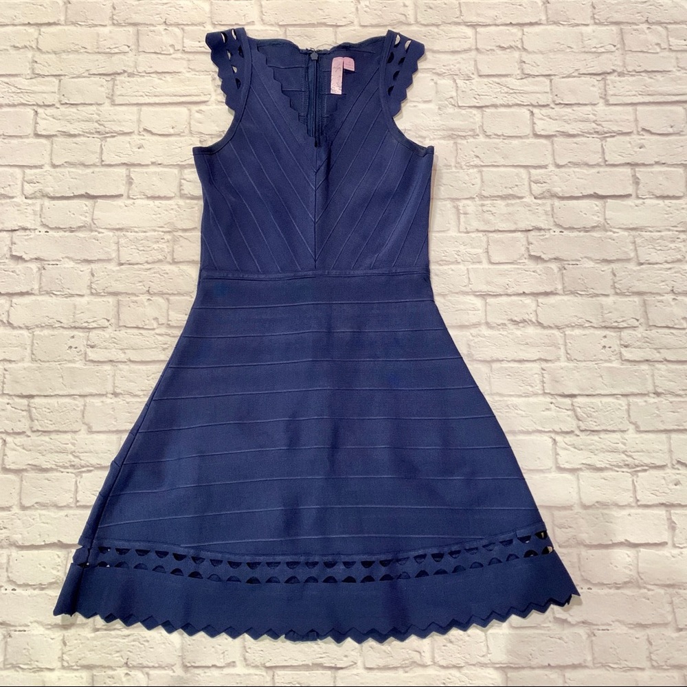 Bandage flair skirt dress